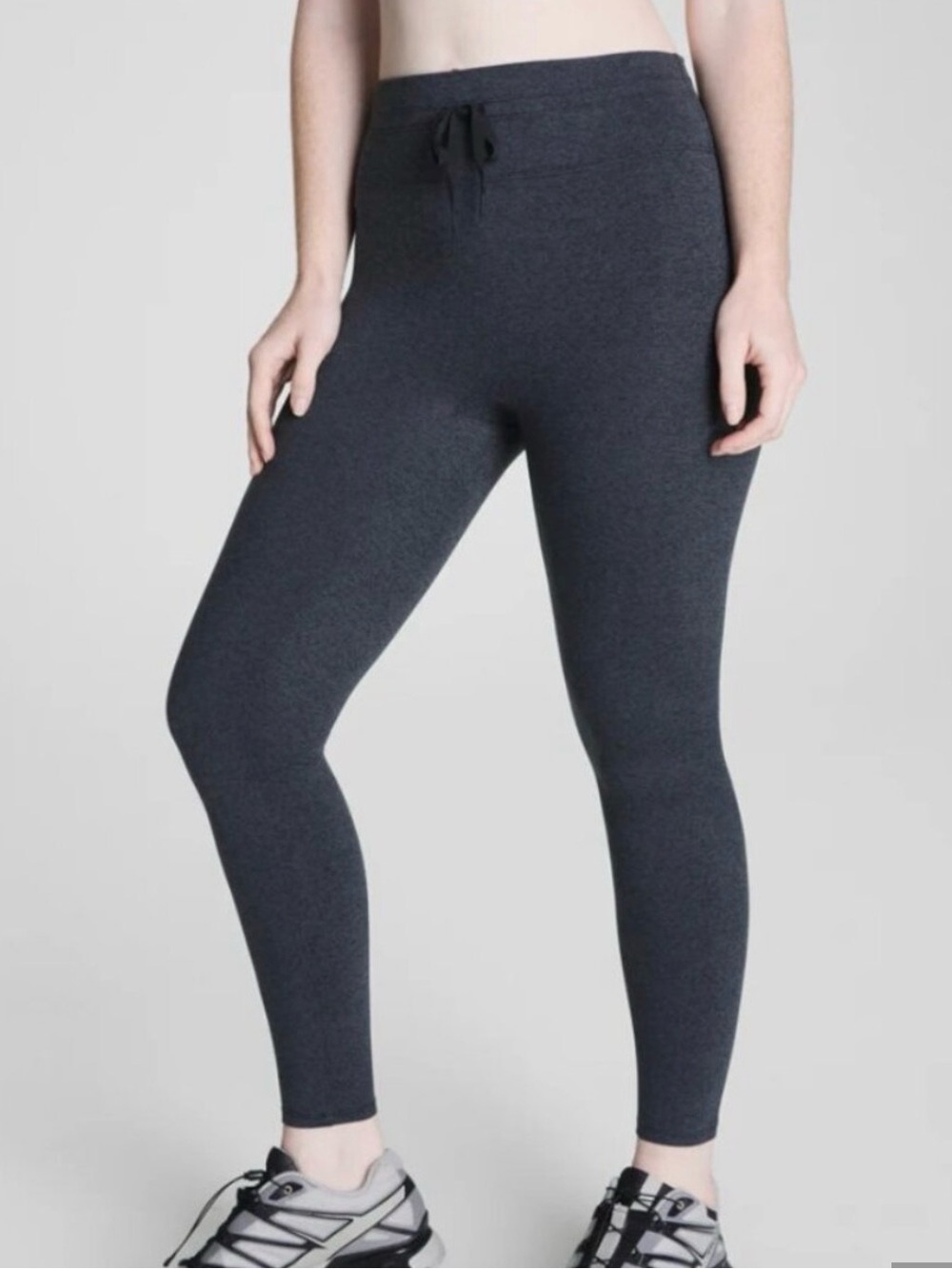 NWT SPANX Women’s Super Smooth Soft Stretch Leggings Heather Blue - Size Small